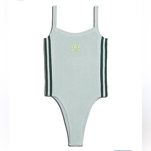Adidas Ivy Park Knit Tank Bodysuit Green Tint Medium